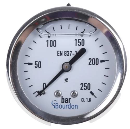 Manometer 1.4 Back Entry 250Bar 